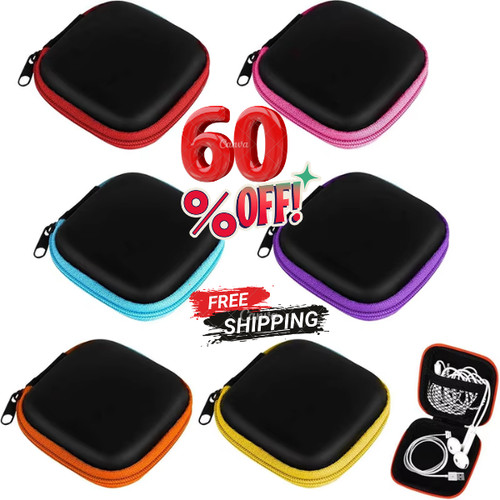Black headphone storage - black, bag