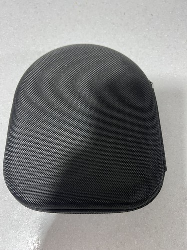 Black headphone storage bag - black,