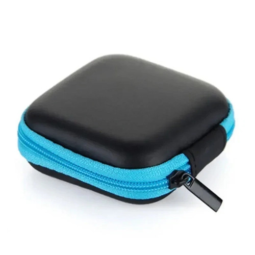 Black headphone storage bag - headphone,