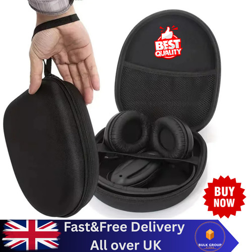 Black headphone storage - storage, bag