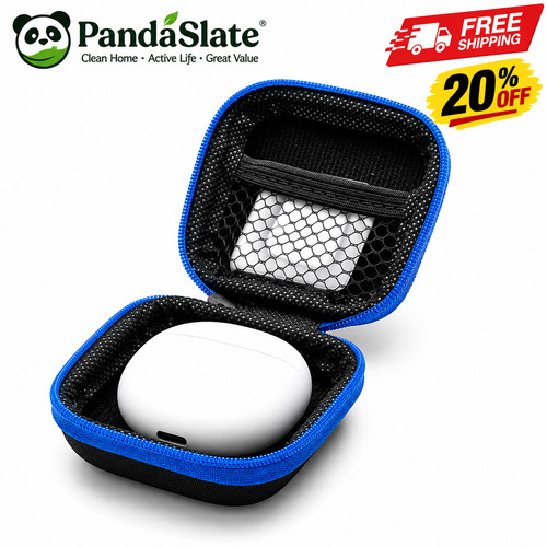 Black headphone storage bag - headphone,
