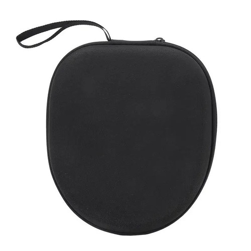 Black headphone storage bag - black,