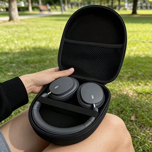Hard shell headphone carrying - hard,