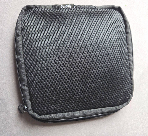 Black nylon zip around carry - nylon, zip-around