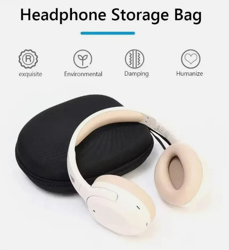 Black headphone storage - black,