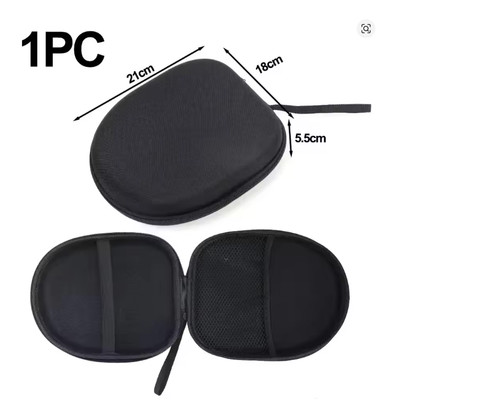 Black headphone storage - black,